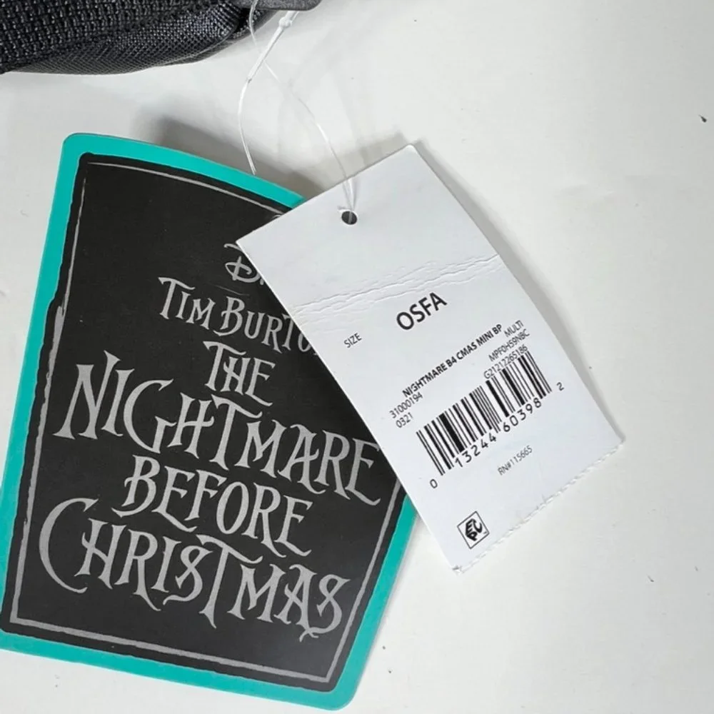 NWT Nightmare Before Christmas‎ Small Backpack